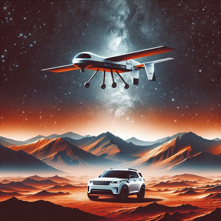 NASA's New Mars 'Chopper' Takes Flight in Concept: Meet the SUV-sized Martian Drone