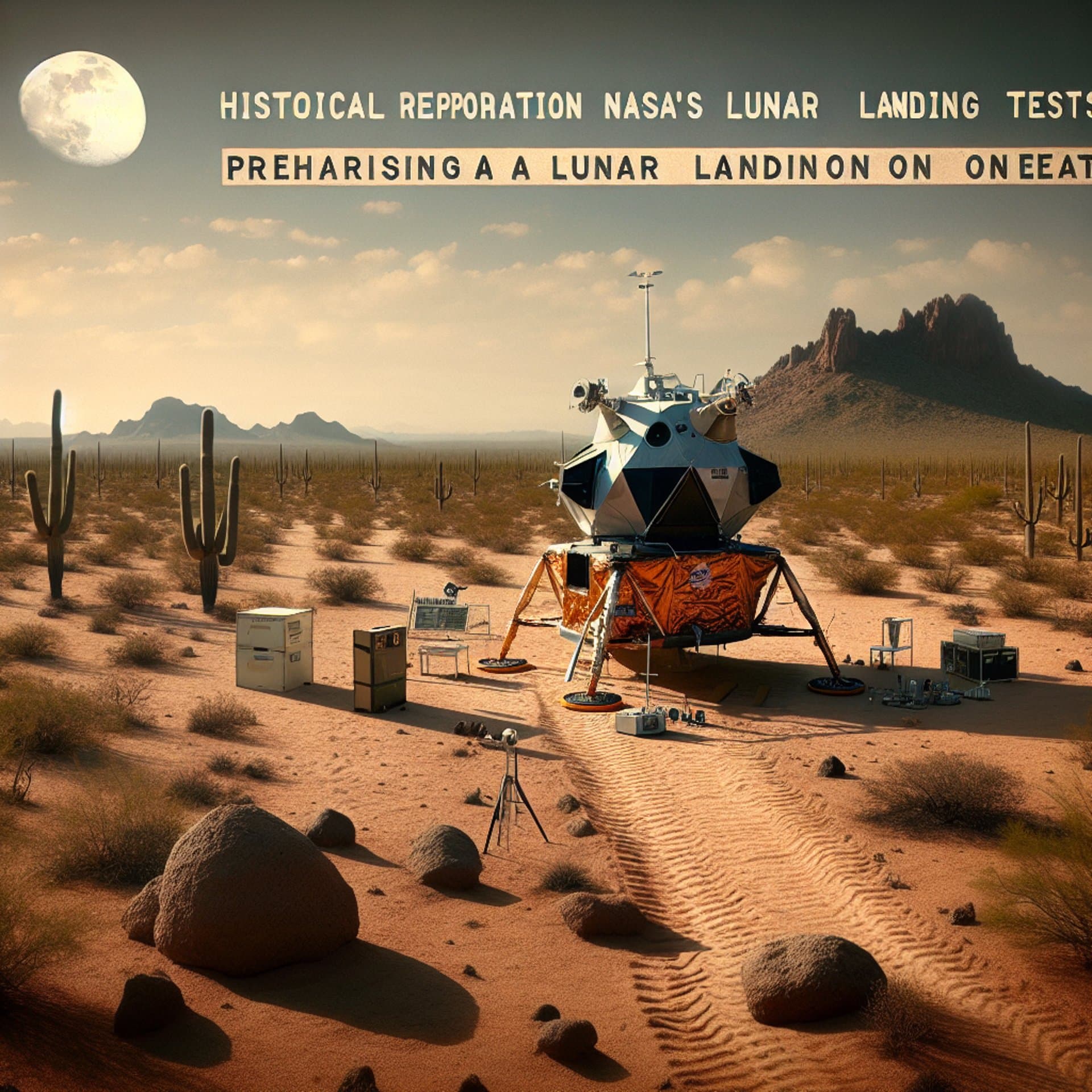 NASA's Arizona Moon Landing Tests: A Blast from the Crater Past