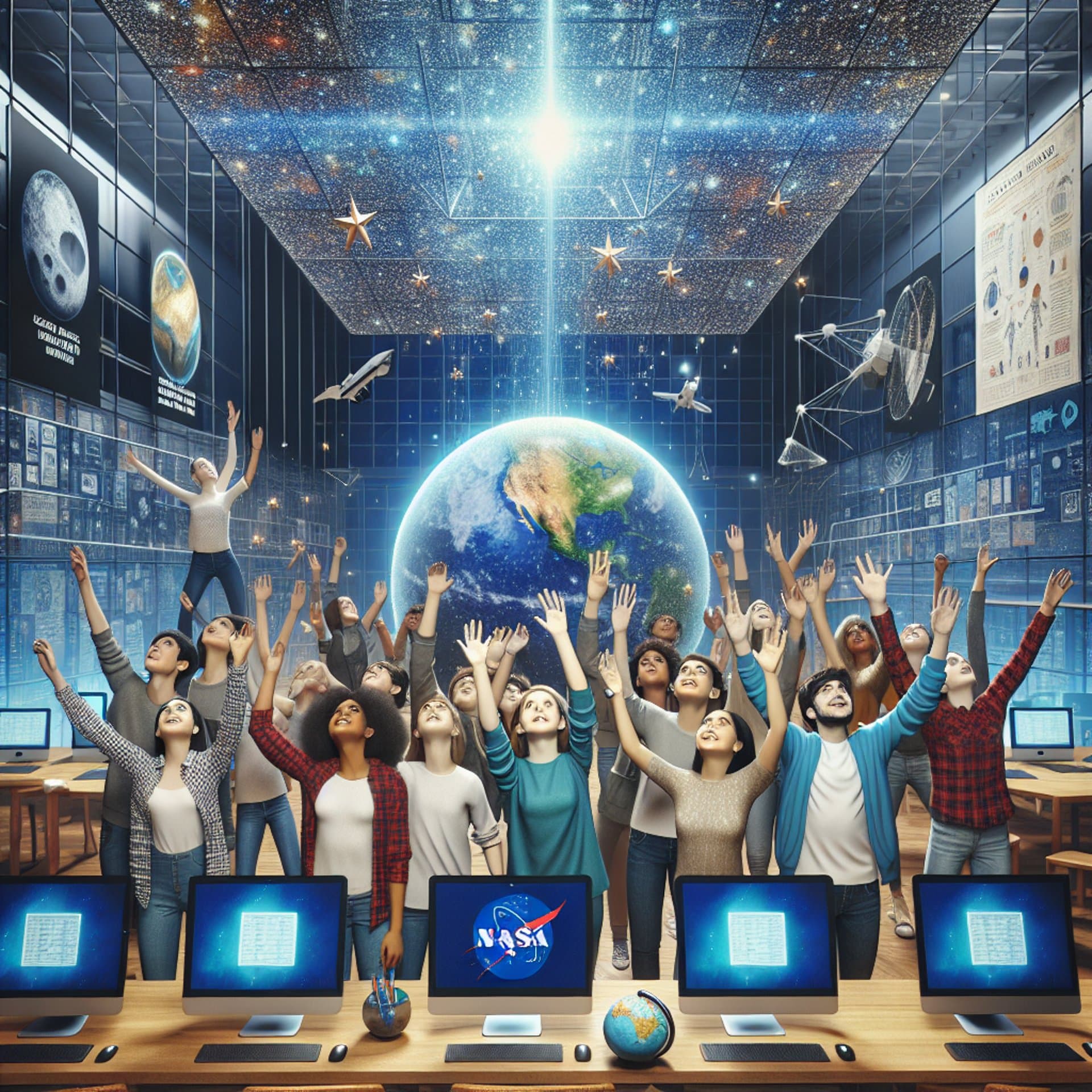 Students Reach for the Stars: Challenger Learning Center Connects with NASA