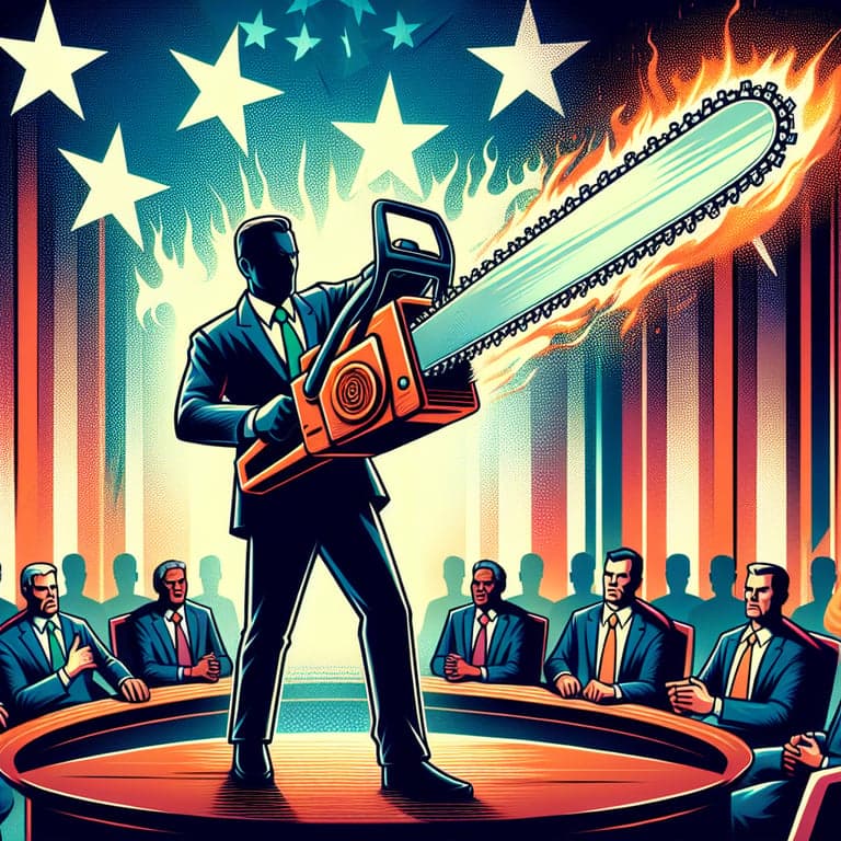 Elon Musk's Chainsaw Spectacle at CPAC: Cutting Through Politics with DOGE