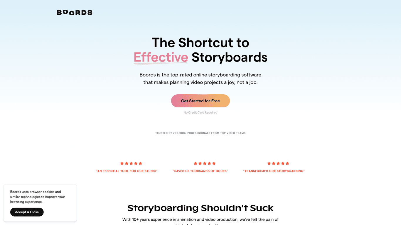 AI Storyboard Generator screenshot