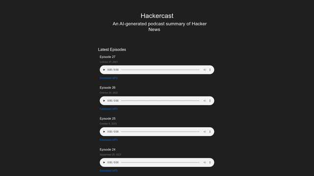 Thumbnail image for Hackercast