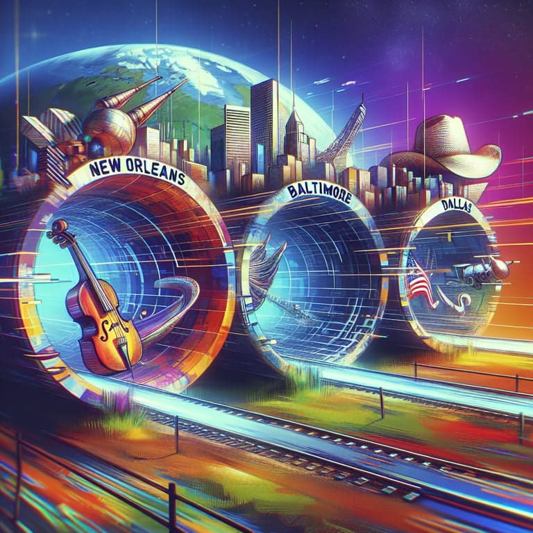 The Boring Company's 'Thrilling Three': Free Tunnels to Revolutionize New Orleans, Baltimore, and Dallas!