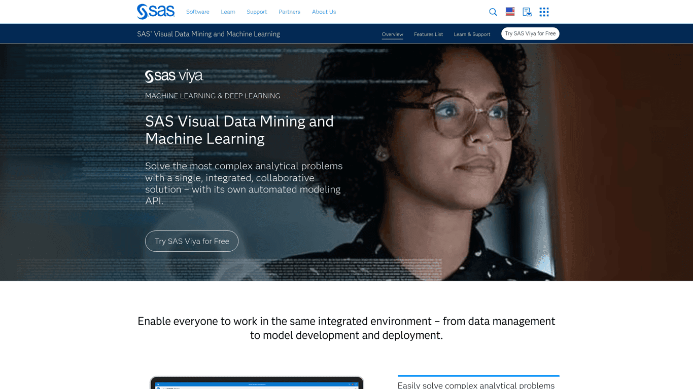 SAS screenshot