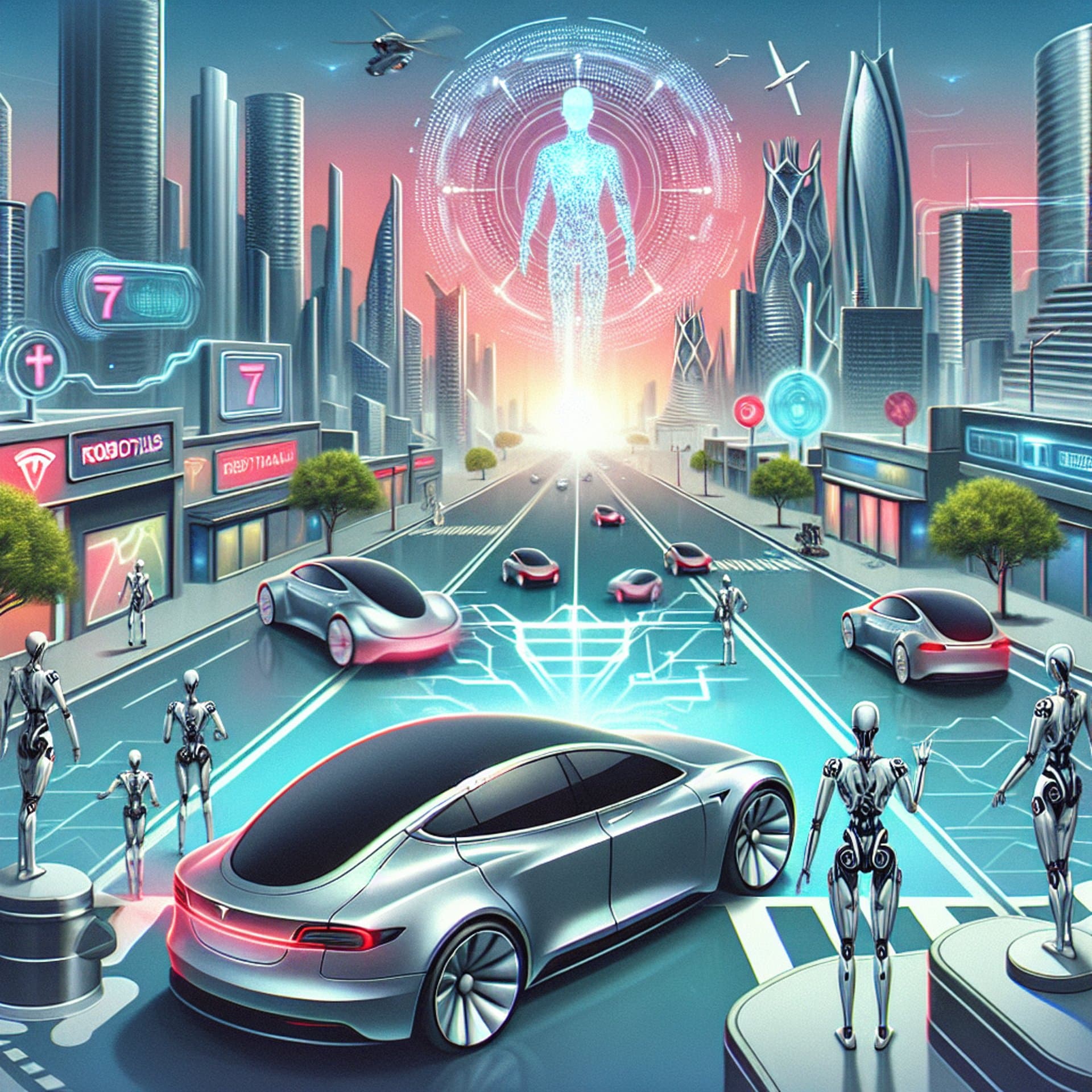Tesla's Bold Step Into AI: Aiming to Join the 'Magnificent Seven' with Robotaxis and Robotics