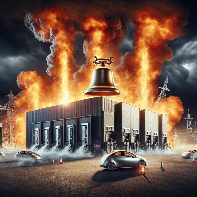 Fire Jolts Tesla Battery Storage Facility in Tilburg: A Wake-Up Call for Energy Storage Safety?