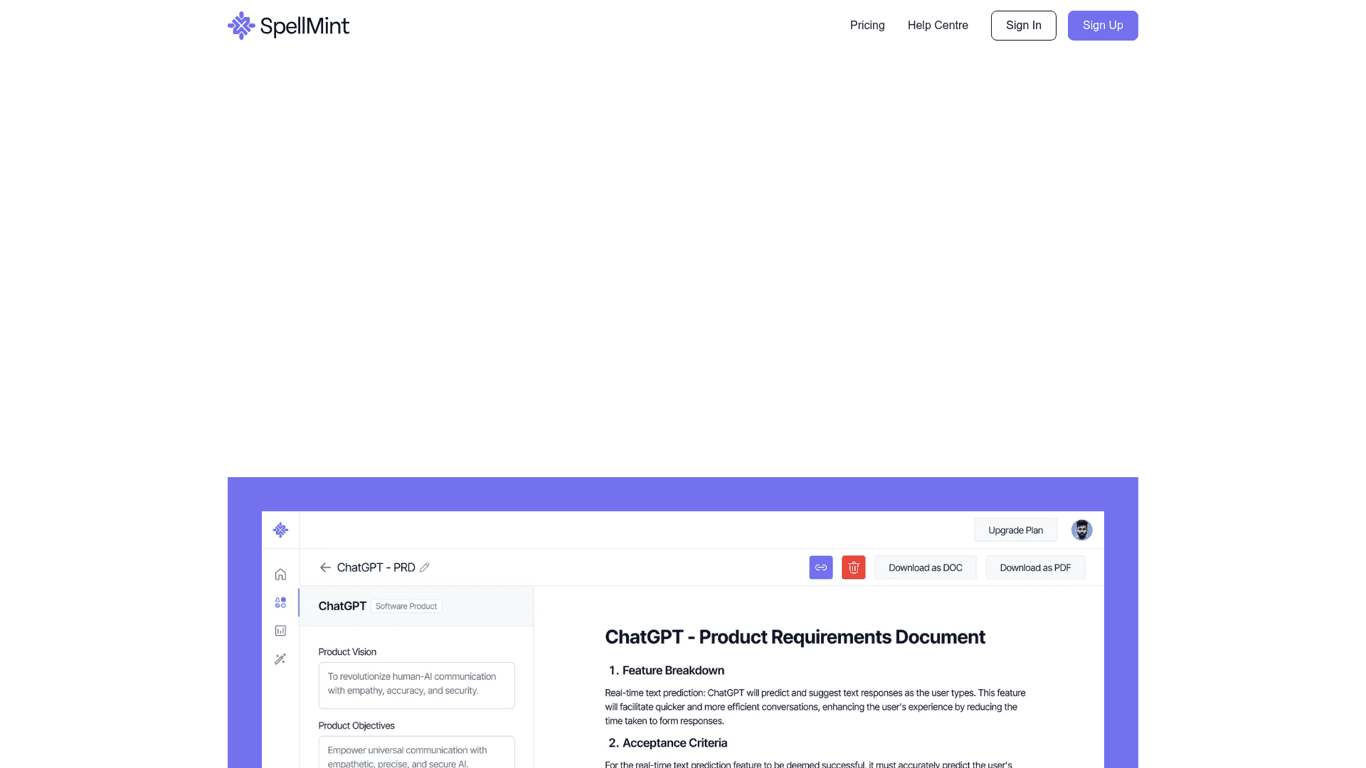 Spellmint screenshot