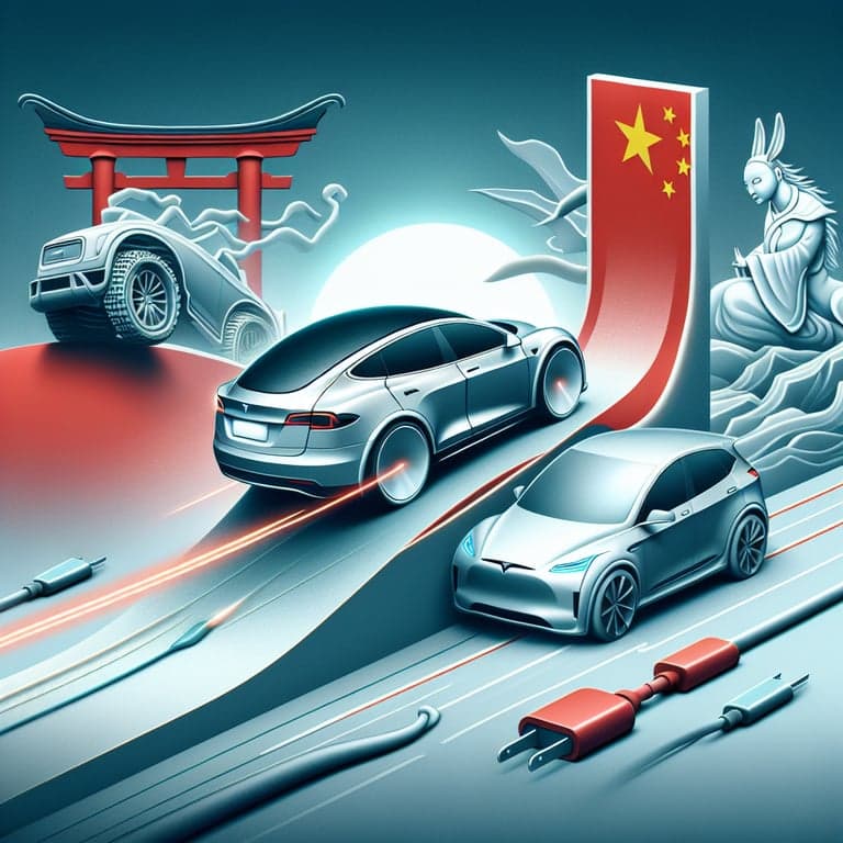 Tesla Stumbles in China's Charged EV Arena as BYD Surges Ahead