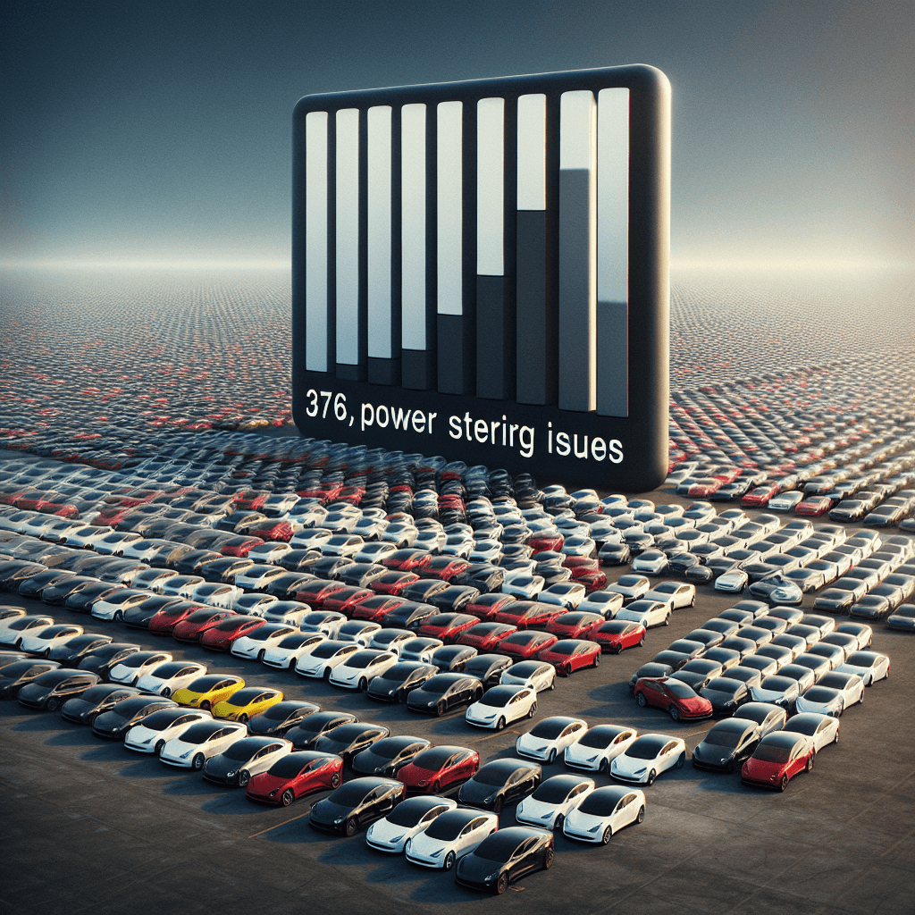 Tesla's Massive Recall: 376,241 Model 3 and Model Y Vehicles Affected by Power Steering Glitch!