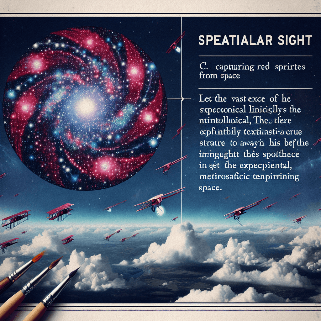 Spectacular Sight: Capturing Rare Red Sprites from Space