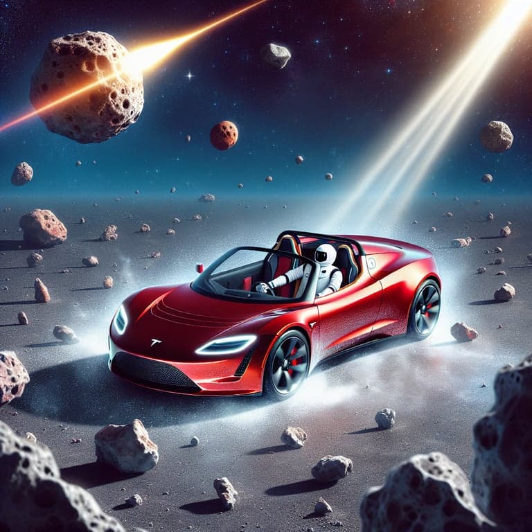 Oops, It's Not an Asteroid! Elon Musk's Tesla Roadster Is Back in the Spotlight
