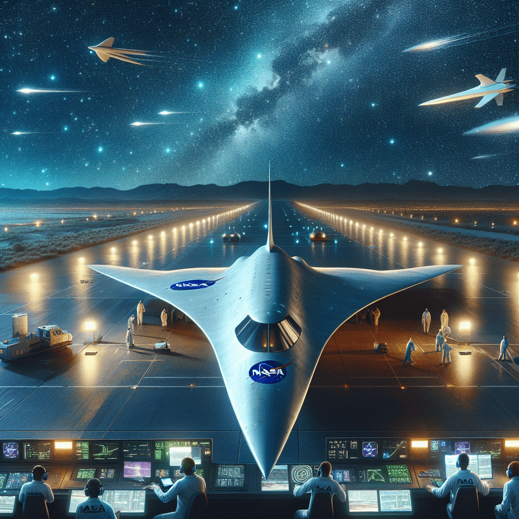 NASA's X-59: Quietly Cruising Into the Future with Successful Taxi Tests