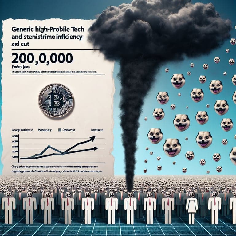 Elon Musk's DOGE Plans to Cut 200,000 'Bunk' Federal Jobs Ignite Backlash