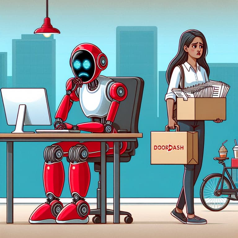 AI Takes Over! Software Engineer Loses Six-Figure Job to AI, Applies to 800 Jobs, Ends Up Delivering For DoorDash