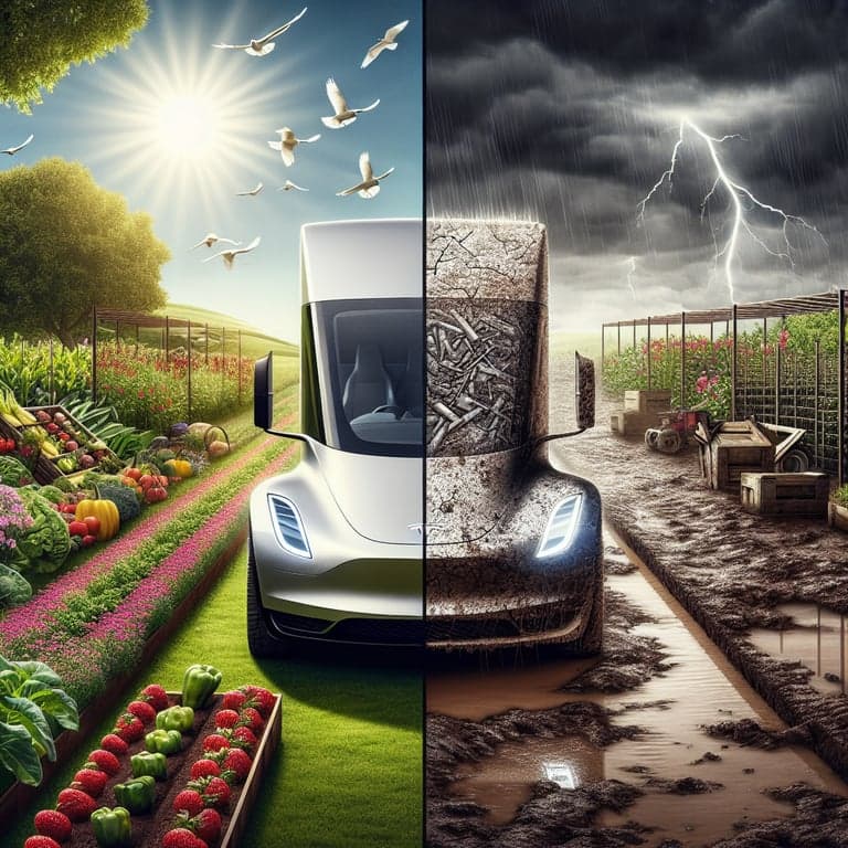 Tesla Cybertruck: A Gardening Miracle or Design Flaw?