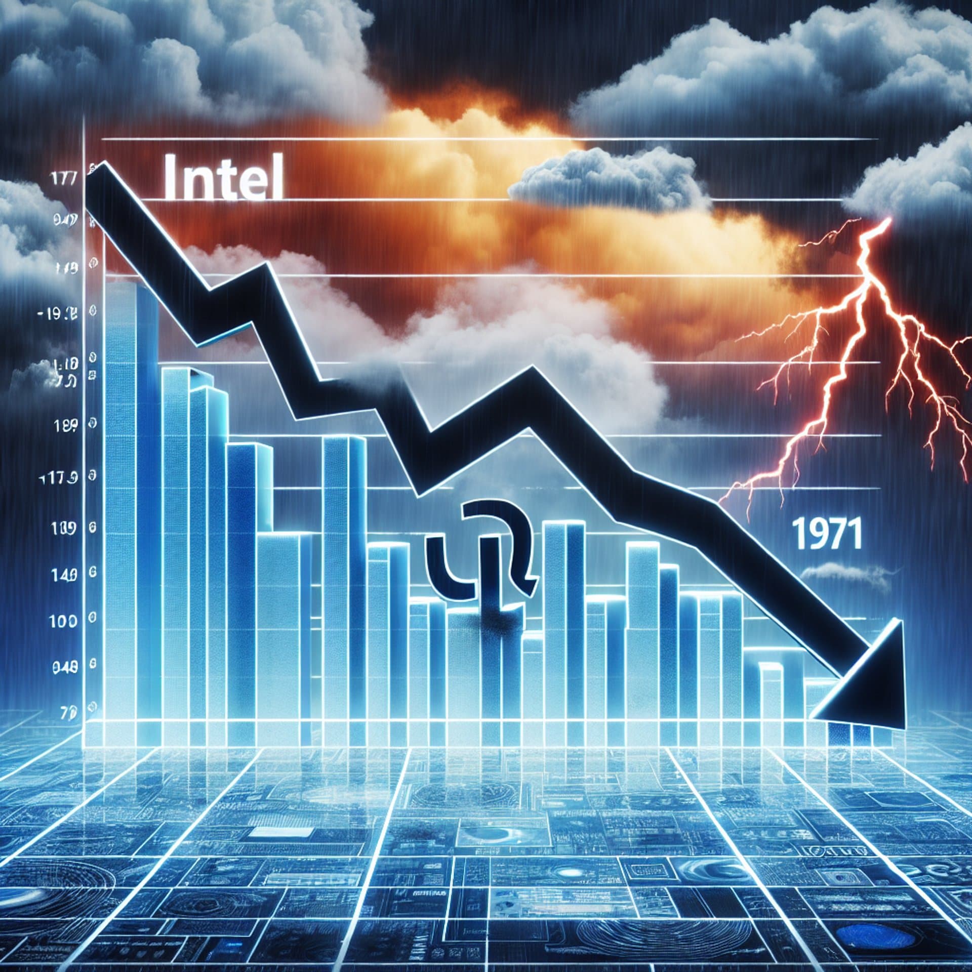 Intel Faces Major Setback: Worst Stock Performance Since 1971