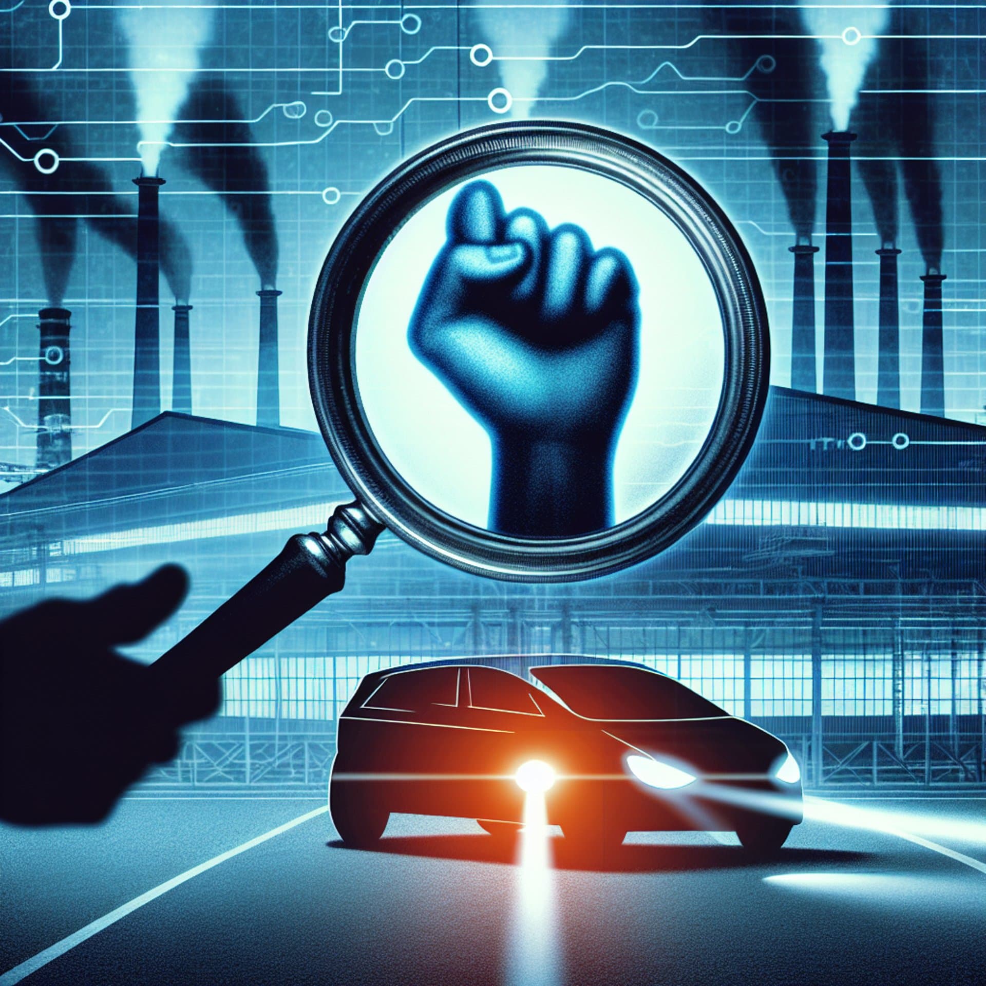 Elon Musk's Controversial Gesture Projected on Tesla Factory Sparks Investigation