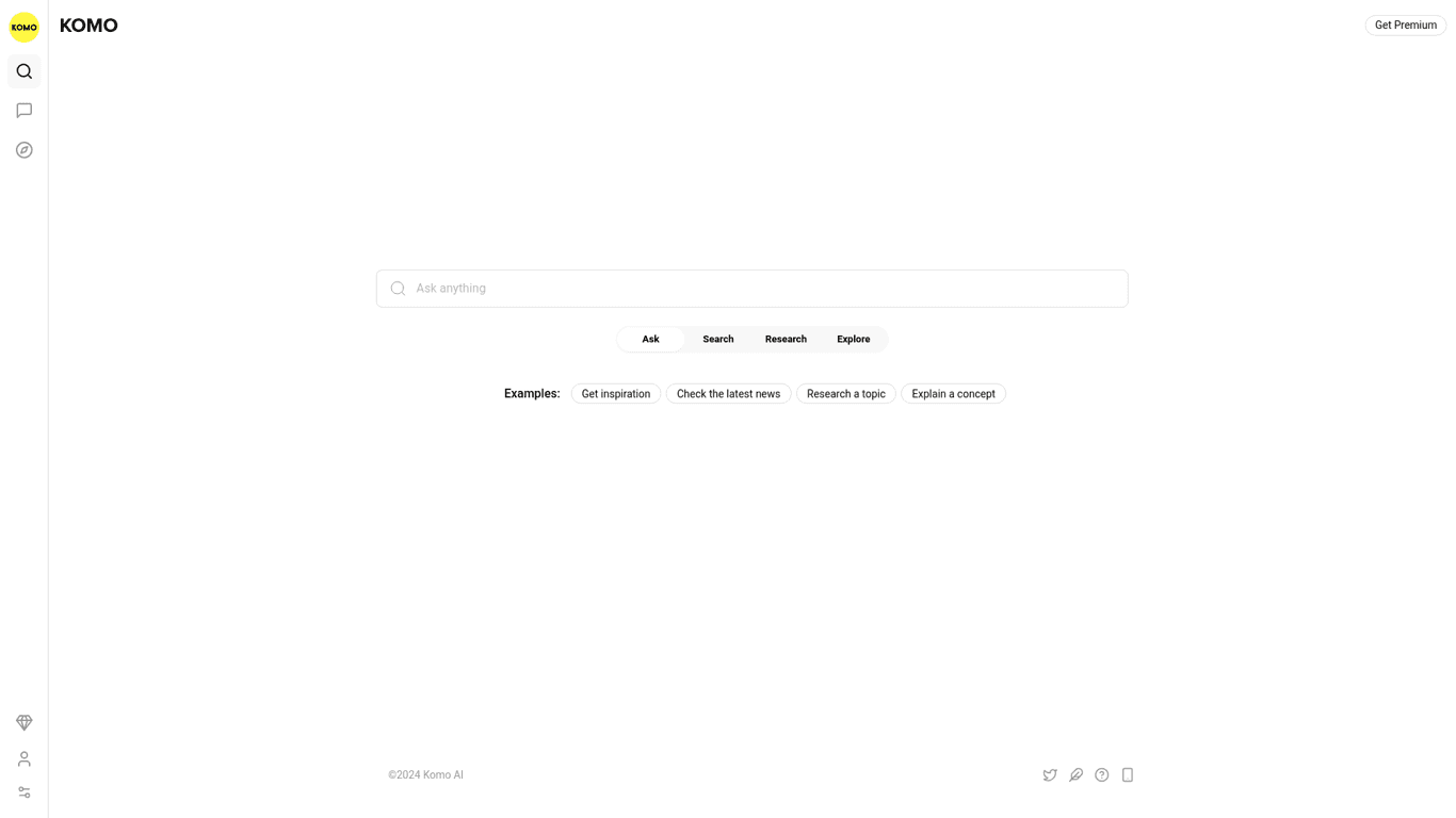 Komo Search screenshot