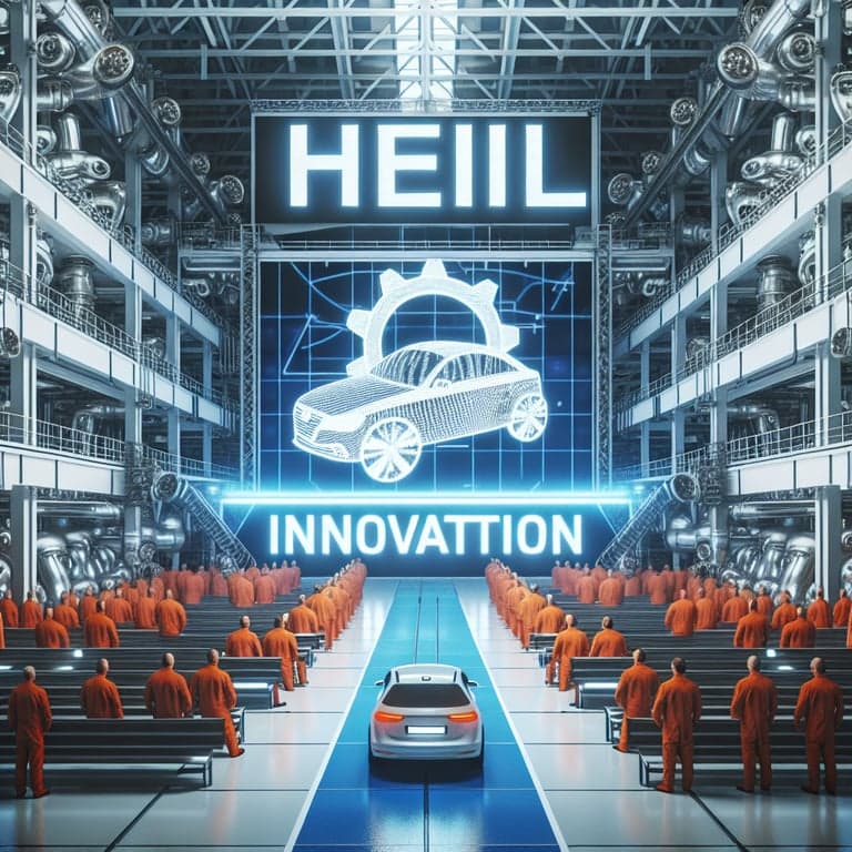 "Heil Musk" Projection Stirs Controversy at Tesla Berlin Factory