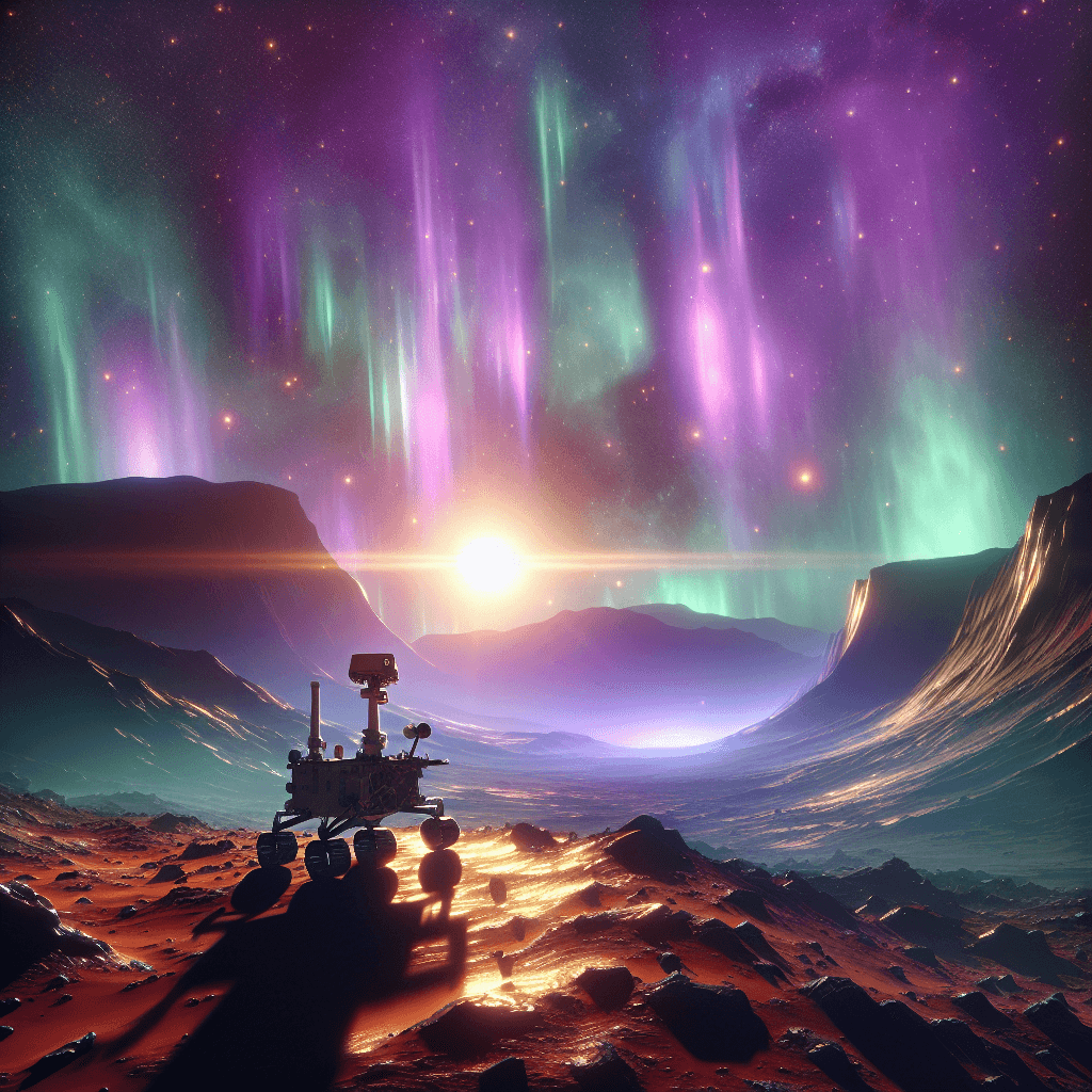Mars Shines Bright: NASA Rover Sees Auroras in Visible Light for the First Time!