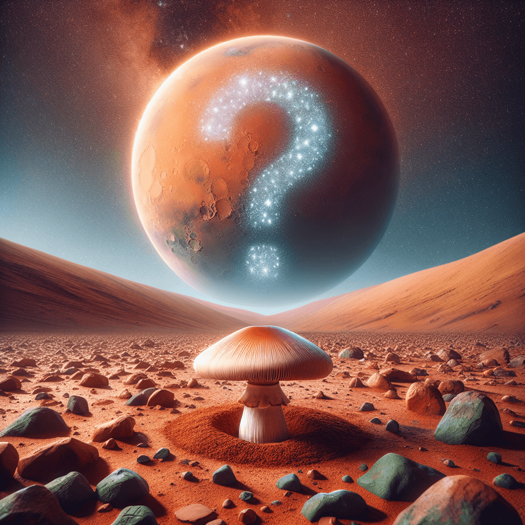 Mushroom on Mars? Curiosity or Conspiracy?