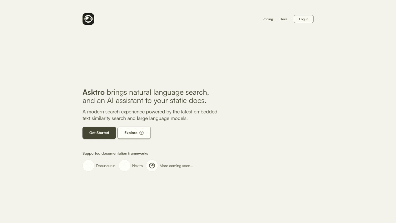 Asktro screenshot