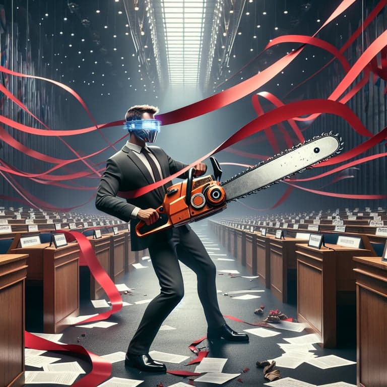 Elon Musk's Chainsaw Spectacle at CPAC: Cutting Through Bureaucracy with Style