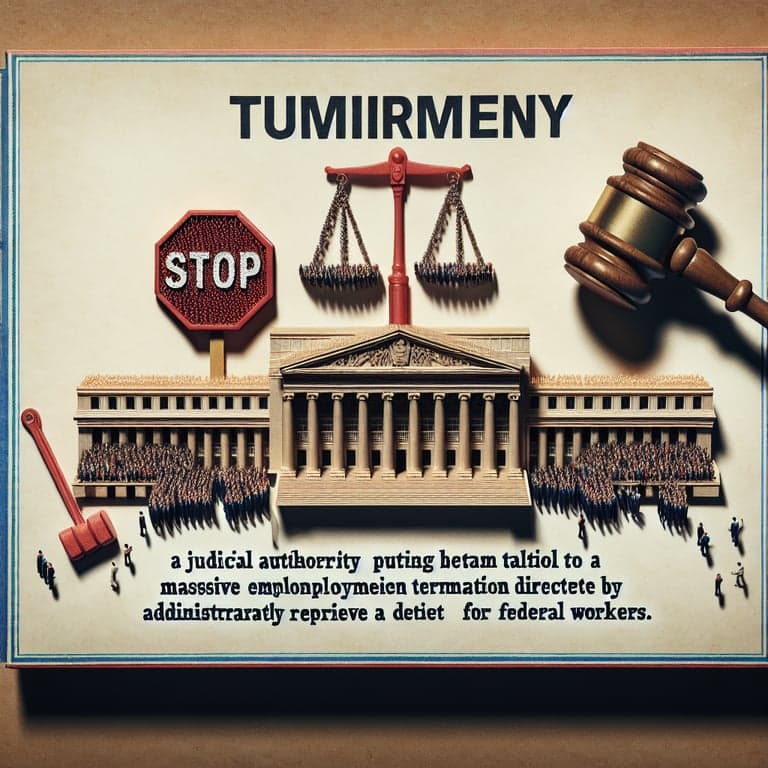 Federal Judge Blocks Trump Administration's Mass Firing Directive: A Temporary Reprieve for Federal Workers