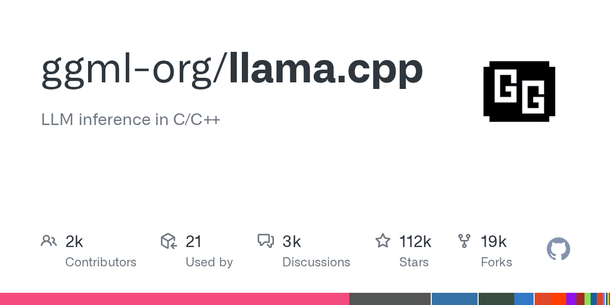 llama.cpp screenshot