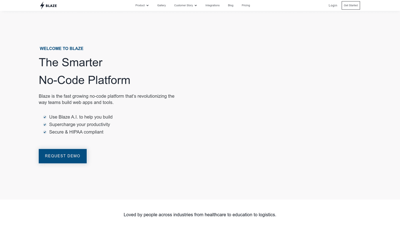 Blaze.tech screenshot