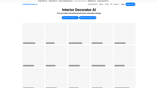 Thumbnail image for Interior Decorator AI