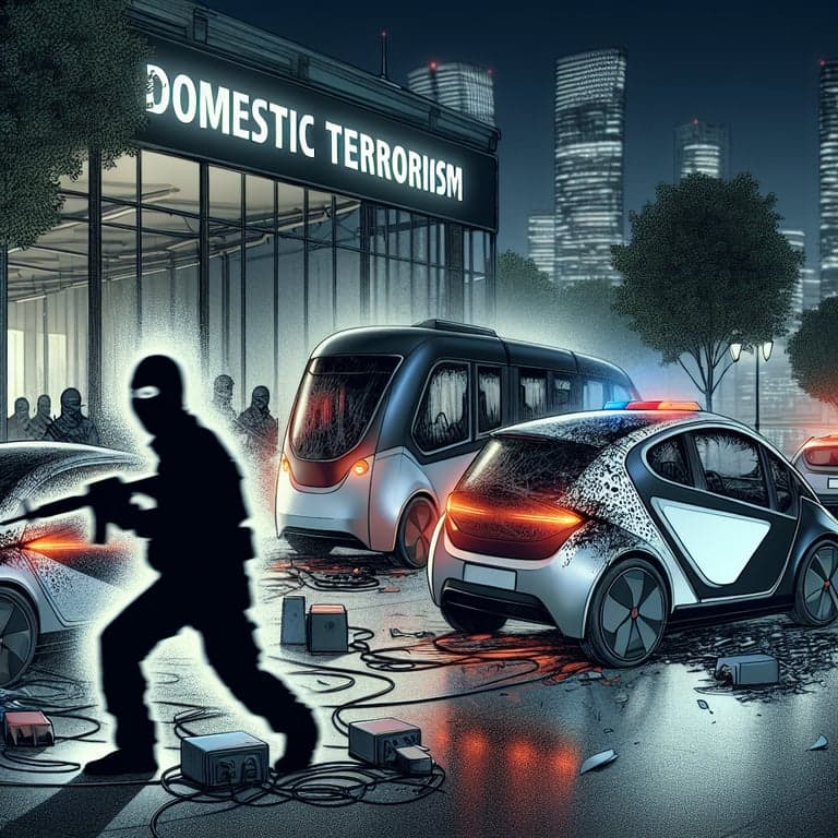 DC Man Charged in Tesla Vandalism Spree Marked as 'Domestic Terrorism'