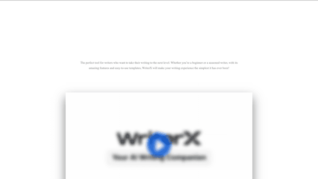 Thumbnail image for WriterX