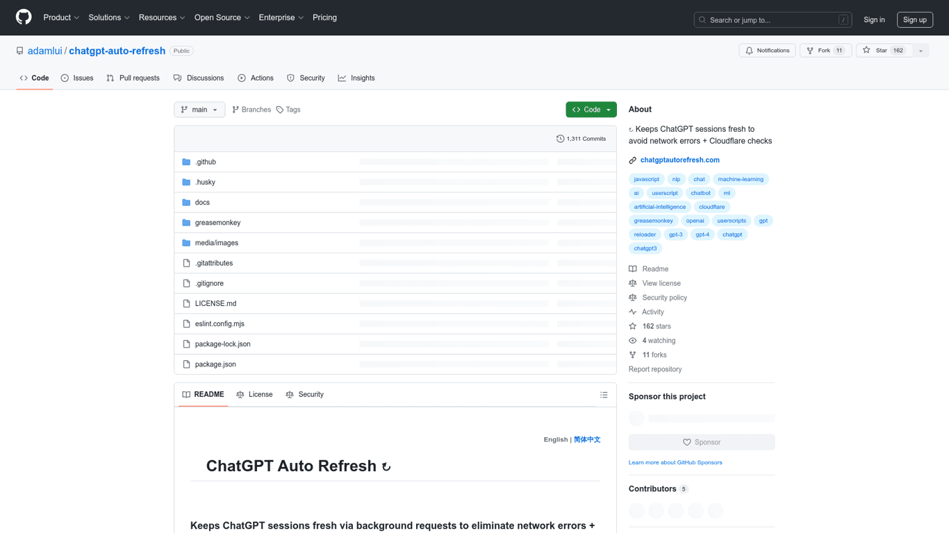 ChatGPT Auto Refresh screenshot