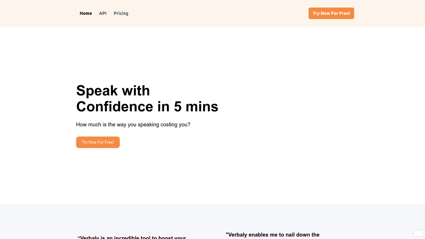 Verbaly screenshot