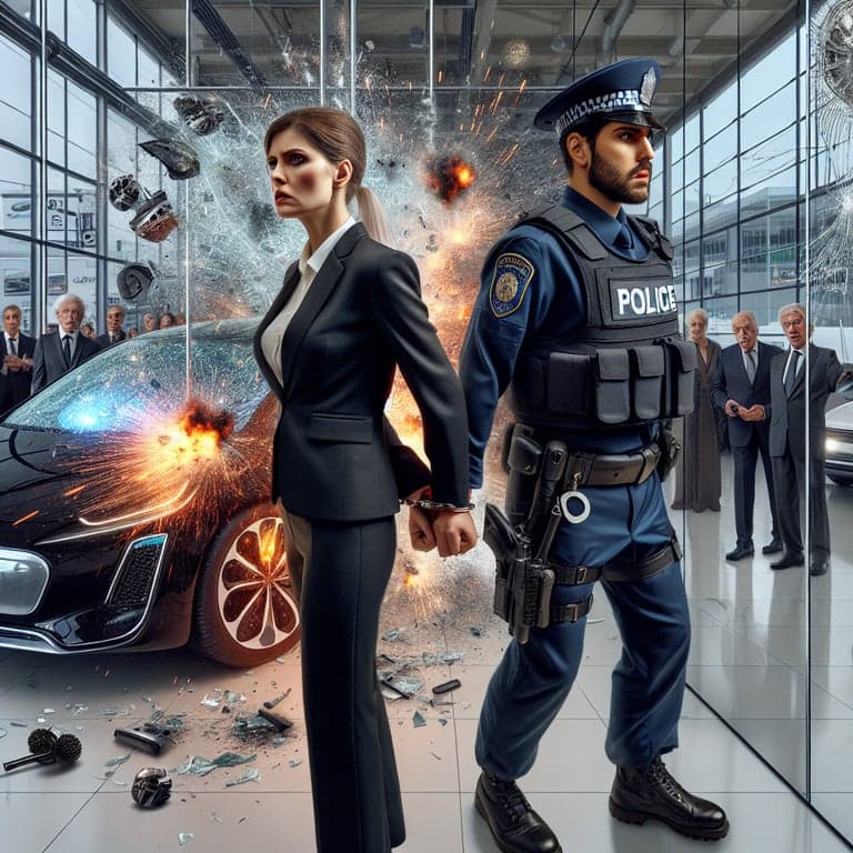 Explosive Drama: Woman Arrested for Alleged Bomb Attempt at Tesla Dealership