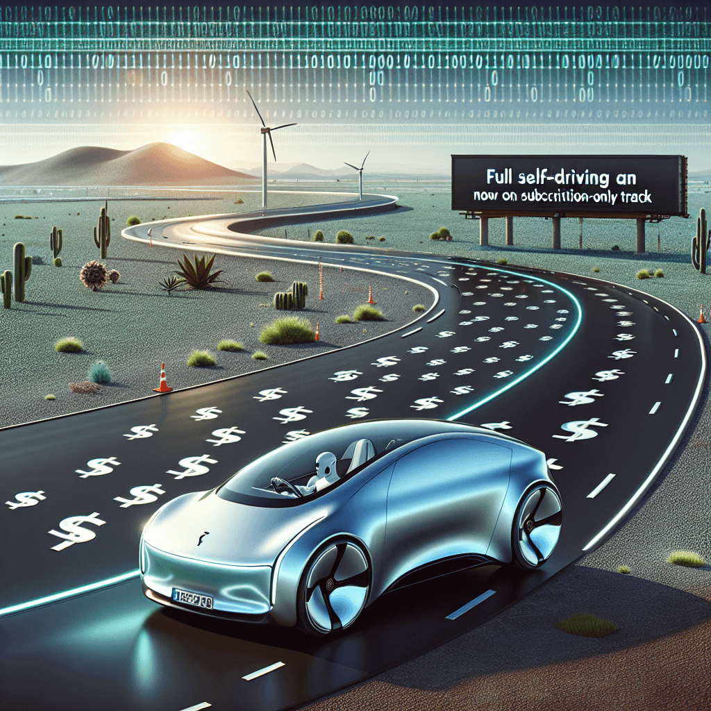 Tesla Shifts Gears: Full Self-Driving Now on a Subscription-Only Track
