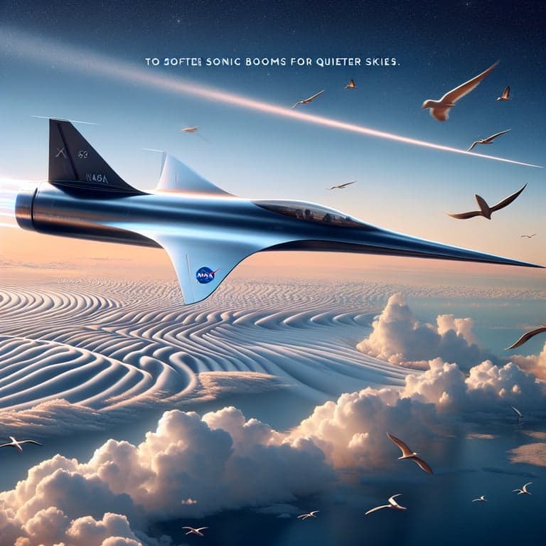 NASA's X-59 Jet Aims to Soften Sonic Booms for Quieter Skies