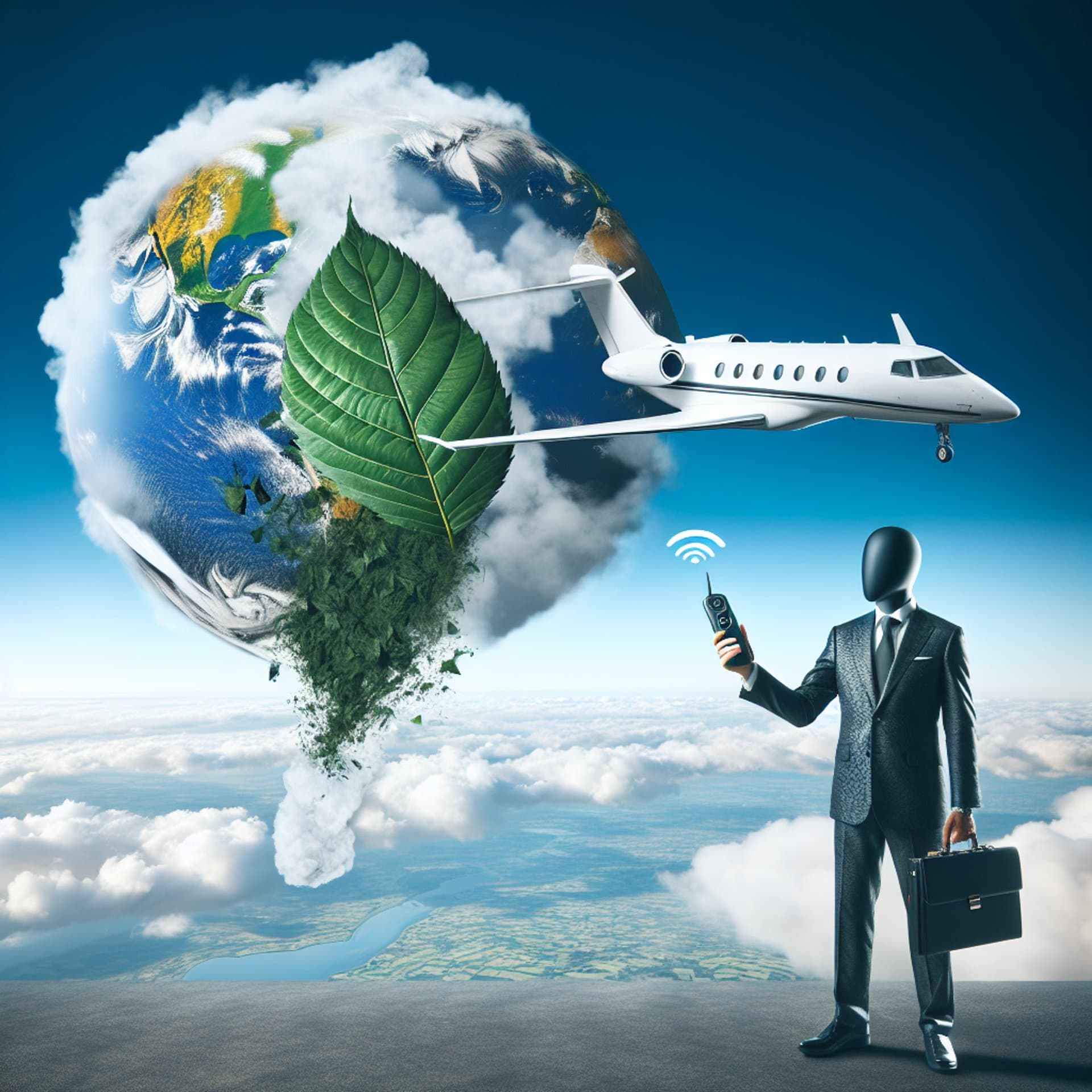 Elon Musk's Private Jet Usage Puts His Climate Cred on Turbulence Course