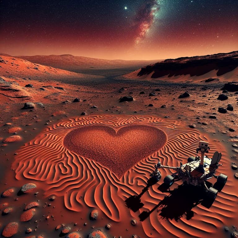NASA Discovers Heart-Shaped Patterns on Mars!