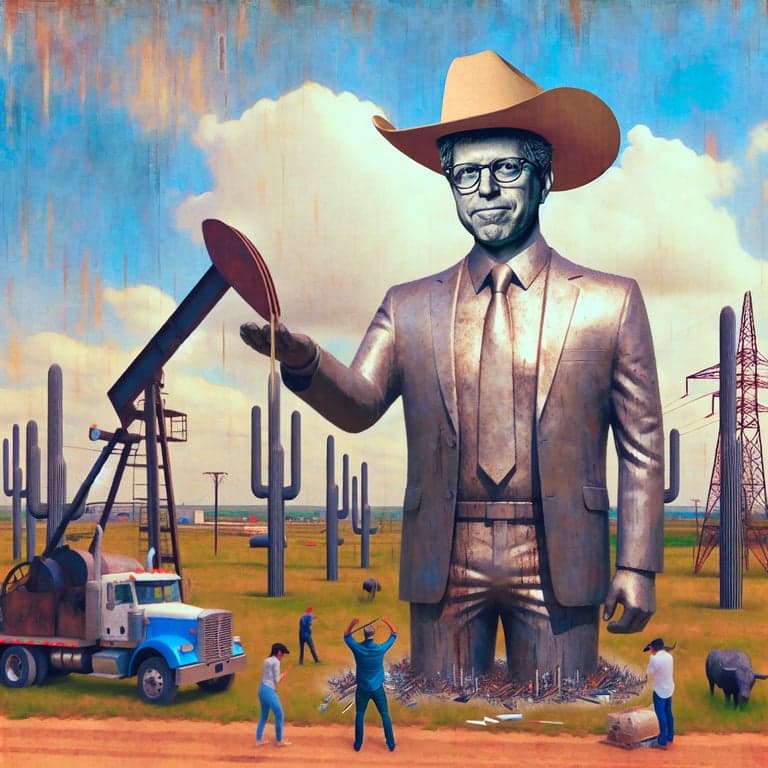 Elon Musk Statue Gets a Not-So-Friendly Makeover in Texas!