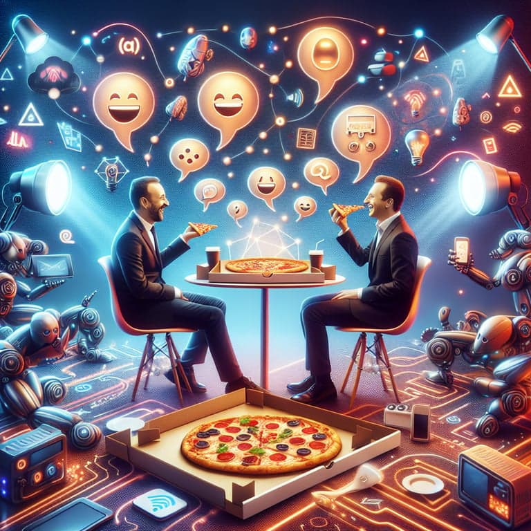Elon Musk and AI Exec's Humorous Pizza Banter Lights Up the Tech World!