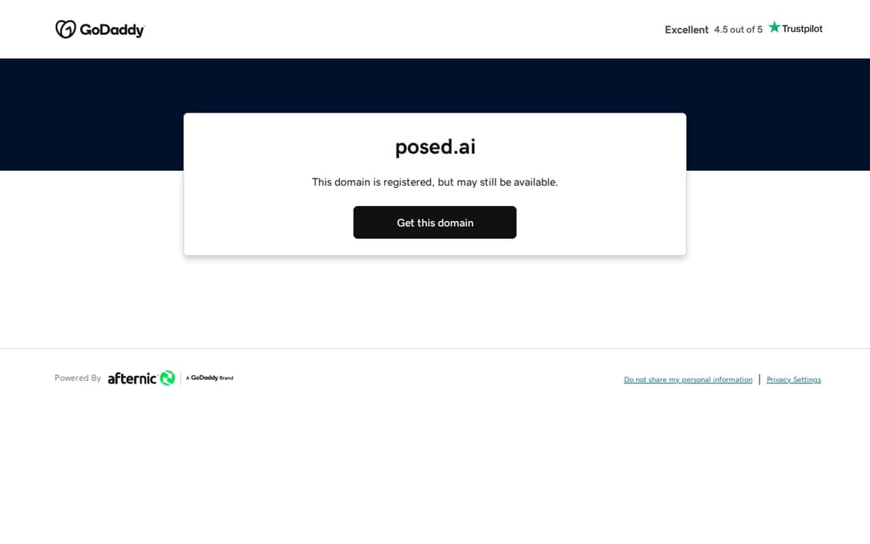 Posed AI screenshot