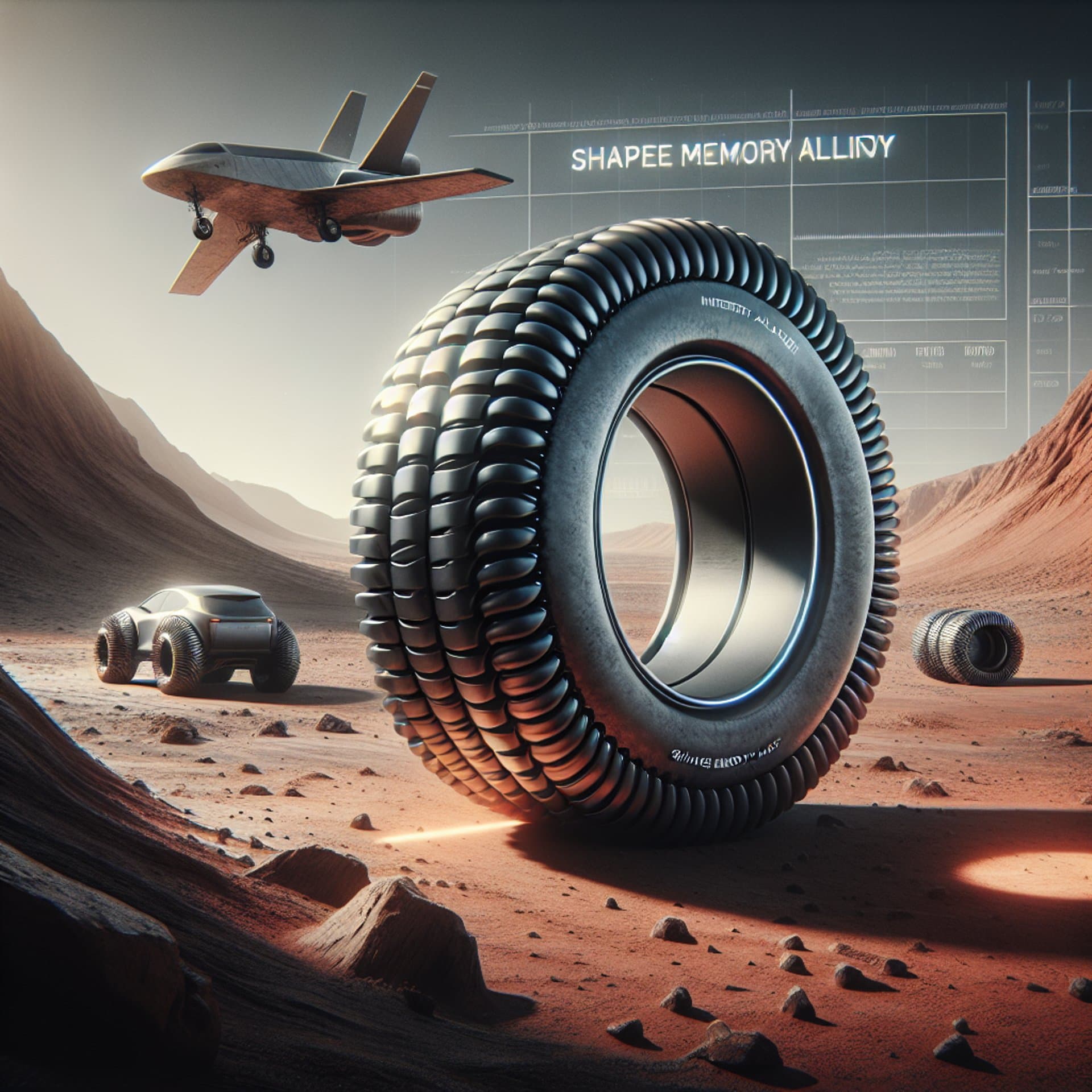 NASA and Goodyear Roll Out Revolutionary Shape Memory Alloy Tires for Mars!