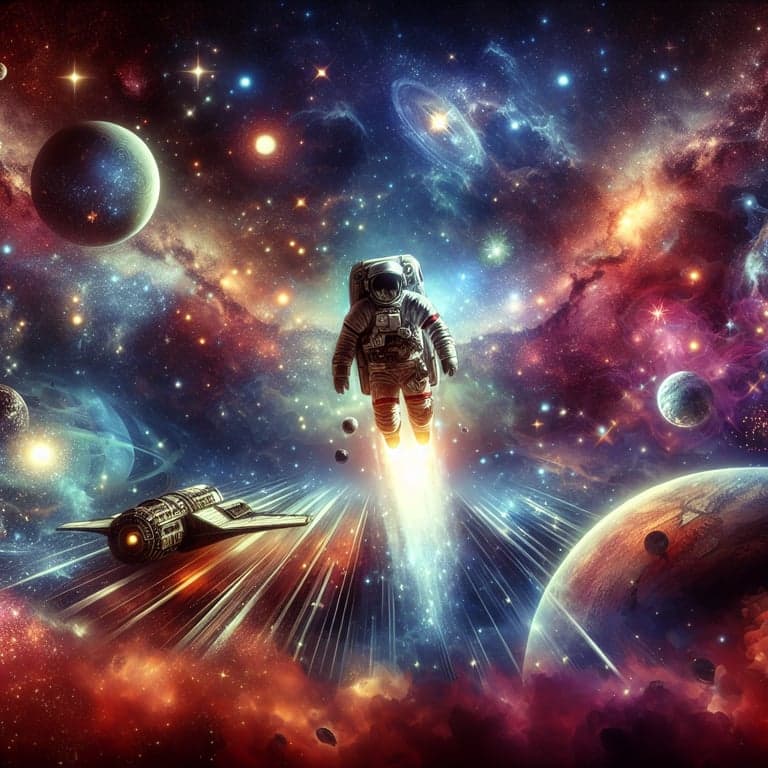 Allan Sison's Galactic Journey: Blasting Off Into Space