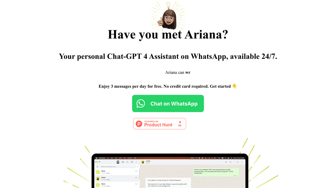 Ariana AI screenshot