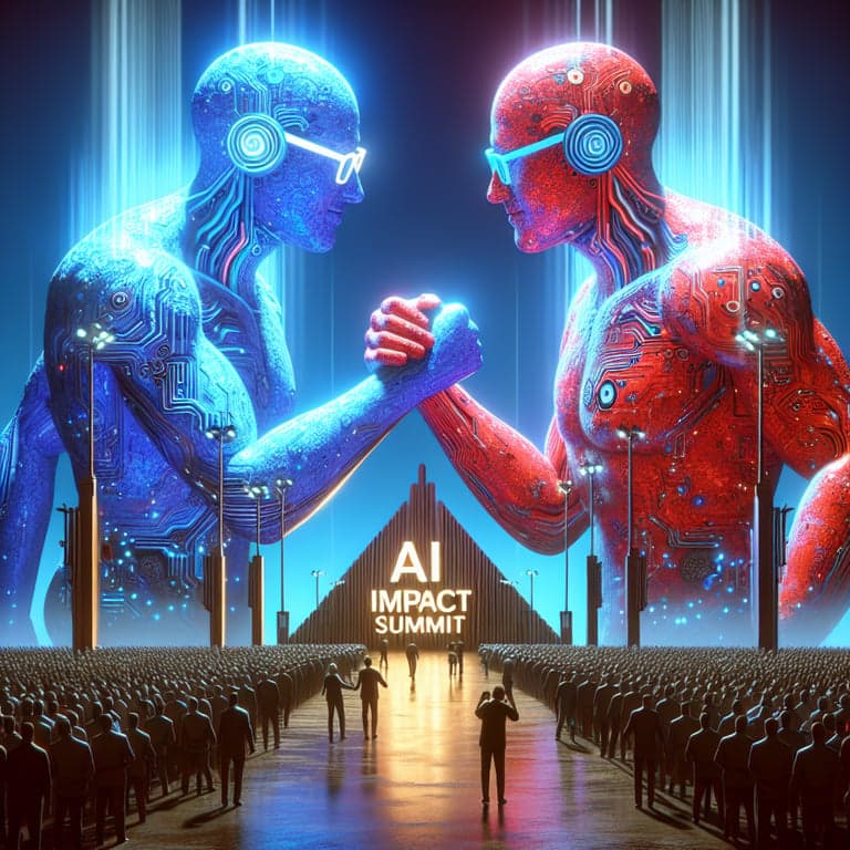 AI Titans' Awkward Fist Bump Steals the Show at India AI Impact Summit