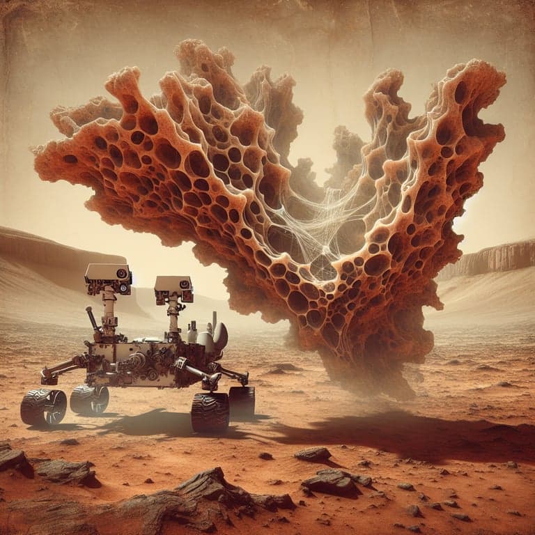 NASA's Curiosity Unveils Striking Coral-Shaped Rock on Mars!