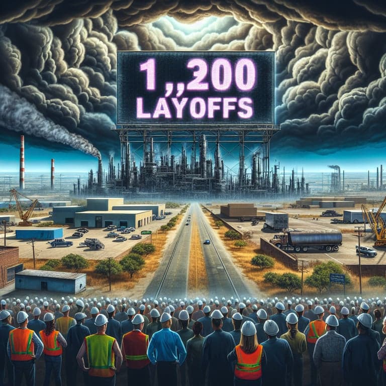 Texan Workforce Faces Turmoil: 1,300 Layoffs by 2025