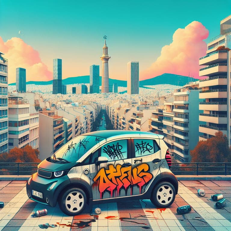 Tesla Tampered! Athens Incident Highlights Growing Vandalism against Elon Musk's Electric Behemoth